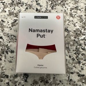 Lululemon “Namastay Put” hipster panties (set of 3)